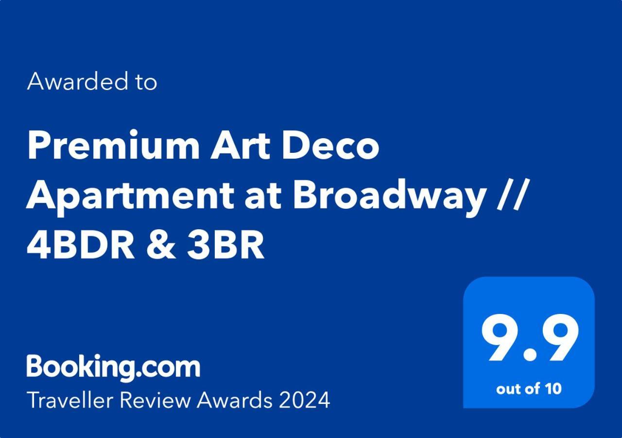 Premium Art Deco Apartment At Broadway // 4Bdr & 3Br بودابست المظهر الخارجي الصورة